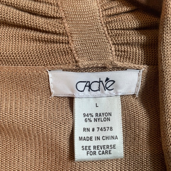 Cache Camel Crossover Sweater sz L - Picture 5 of 6